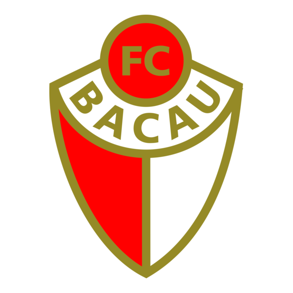FC Bacău red and gold crest · dates and identity to be confirmed
